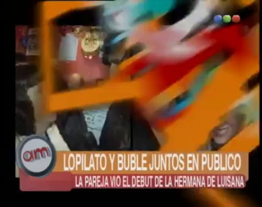 Lopilato y Buble juntos en público - AM