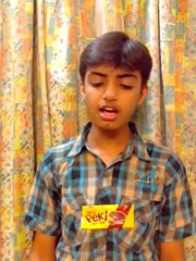 Amaan participating for Peki Talent Hunt