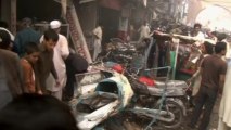Dozens killed in market bombing in Pakistan's Peshawar