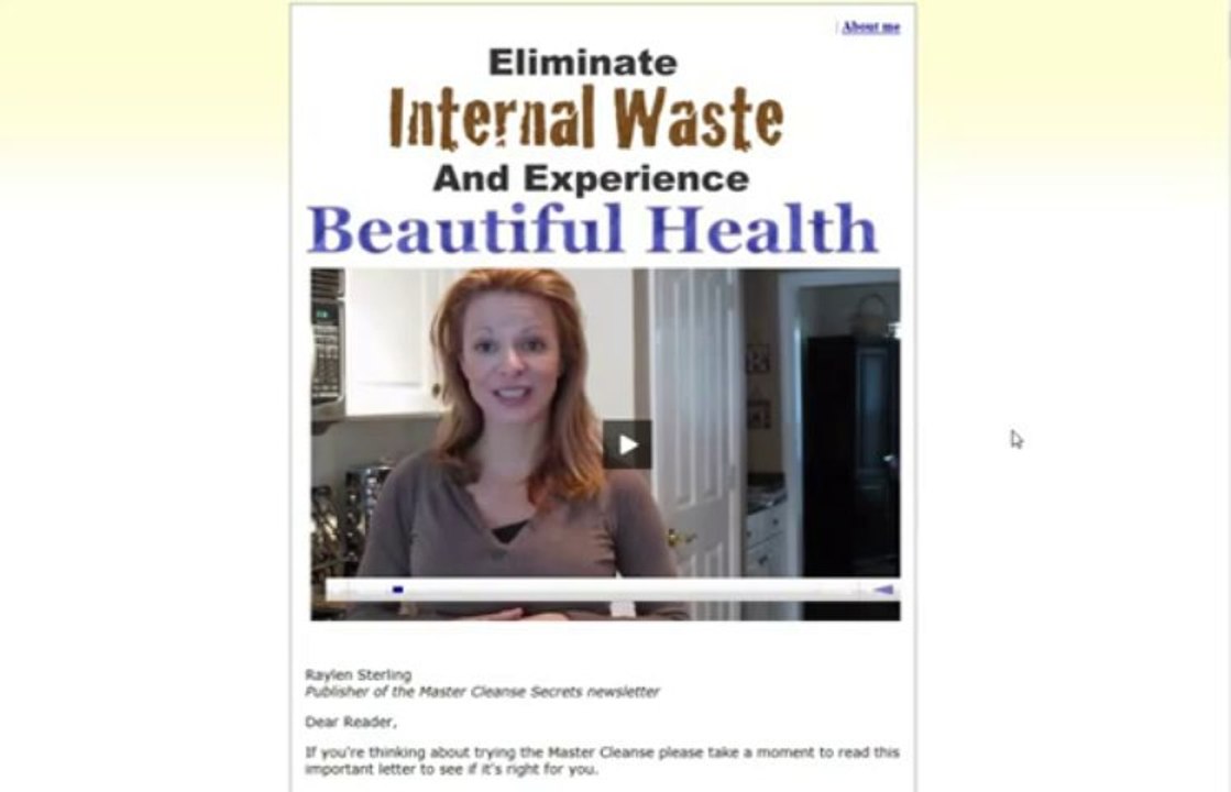 Master Cleanse Secrets Review - The Master Cleanse Secret...
