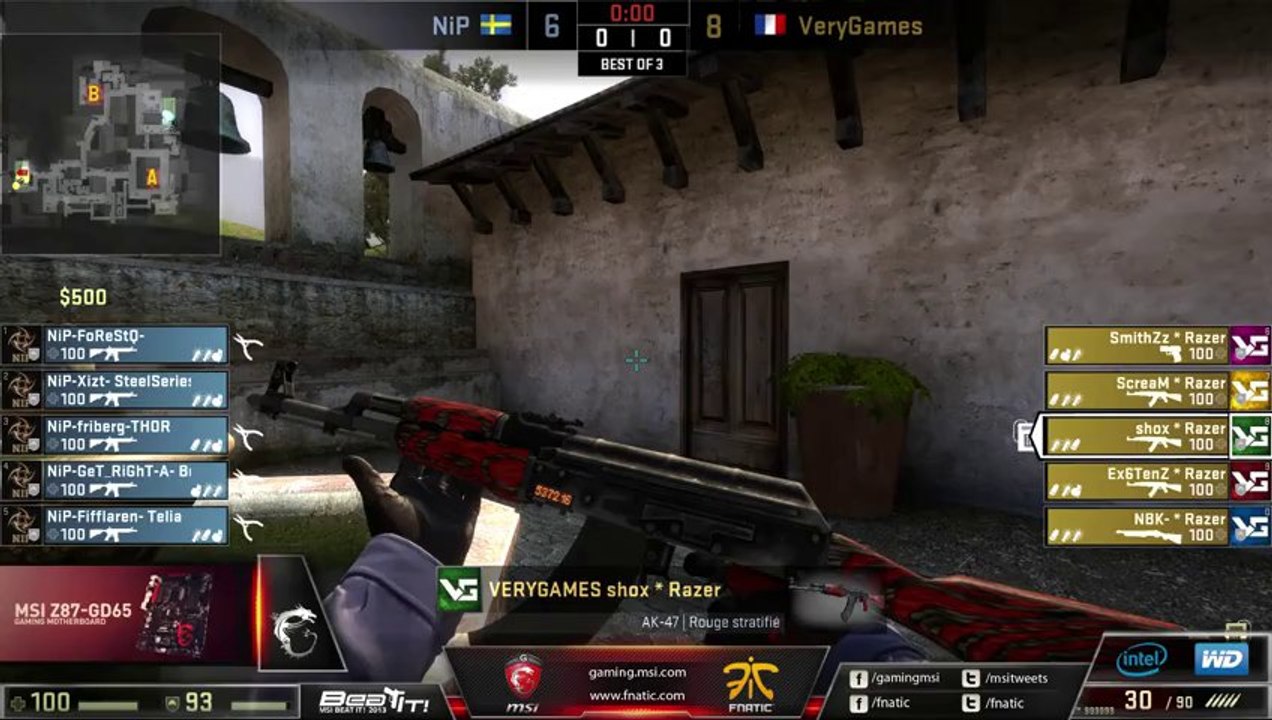 VeryGames vs NiP - MSI Beat It!