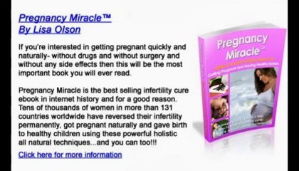 Pregnancy Miracle By Lisa Olson Free Download Ebook