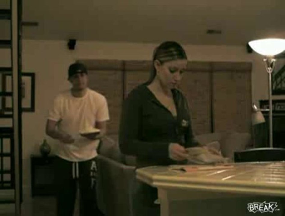 Guy Spanks Girl and Shoves Pie in Her Face