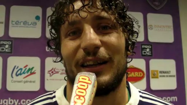 Rugby Pro D2 - Anthony Frenet réagit après USB - Dax