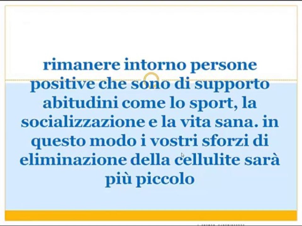 dieta anticellulite conseglio 10 persone positive
