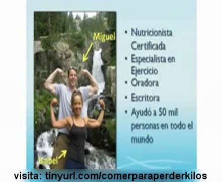 comer para perder- perder peso-bajar de peso