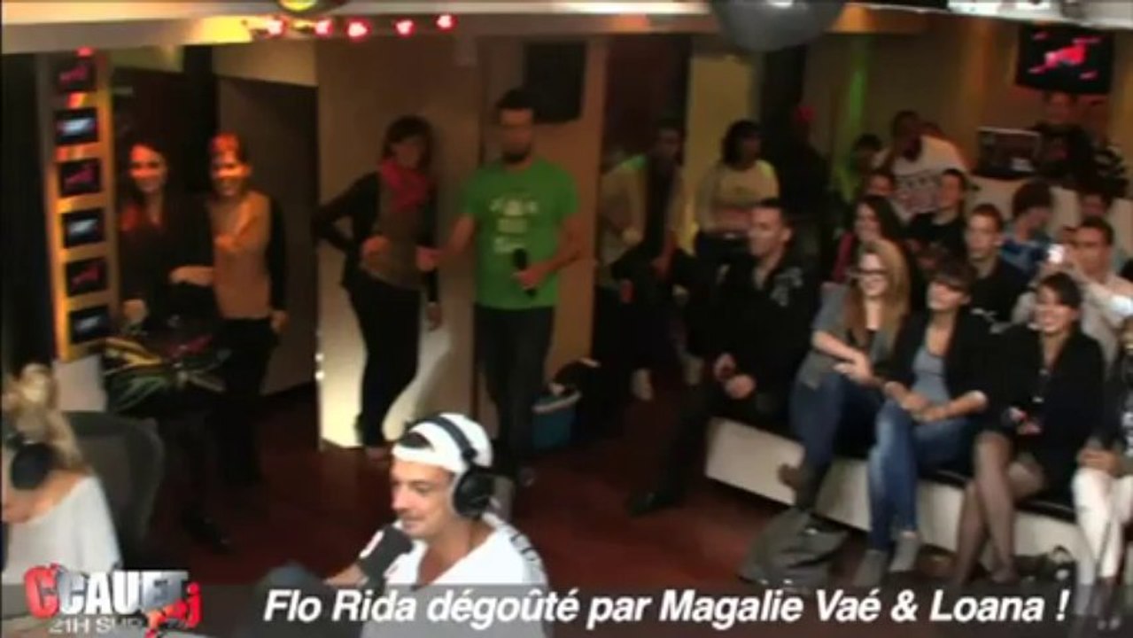 Flo Rida dégoûté par Magalie Vaé & Loana ! - C'Cauet sur NRJ