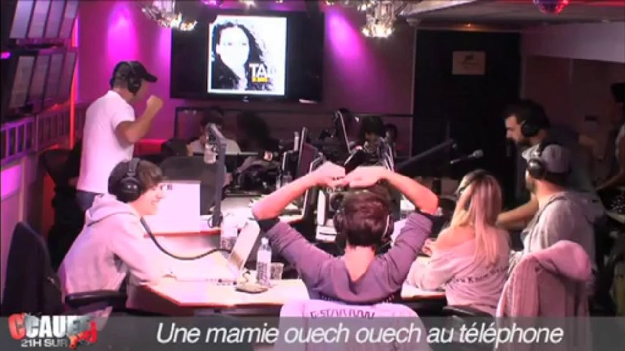 Une mamie ouech ouech au téléphone - C'Cauet sur NRJ