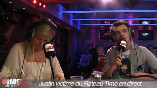Justin victime du Râteau Time en direct - C'Cauet sur NRJ