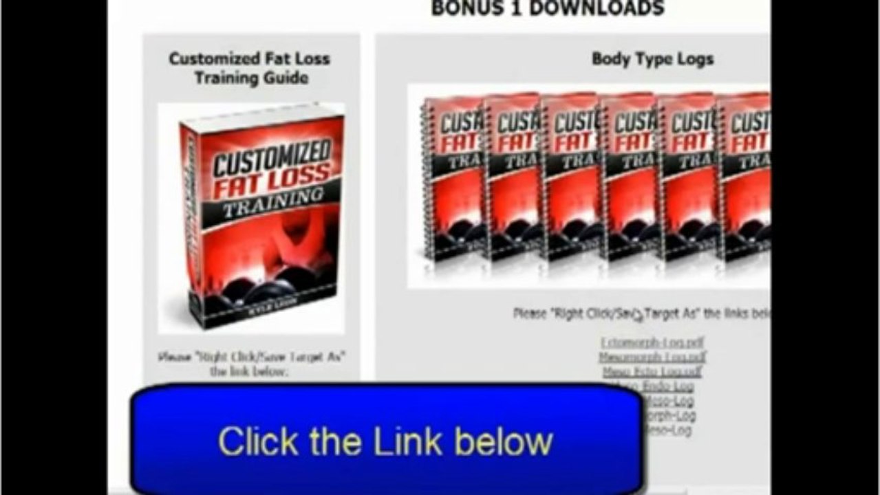 Customized Fat Loss Review - Don't Buy Customized Fat Loss Until You See This Video!