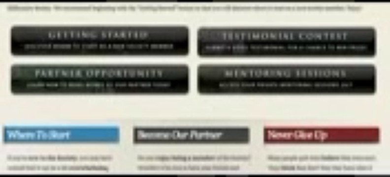 Make Money Online - Private Tour Through The Millionaire Society: The Affiliate Marketing Training