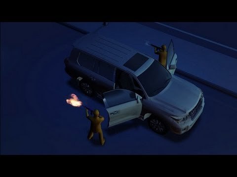 Shootout between carjackers and police in Mexico