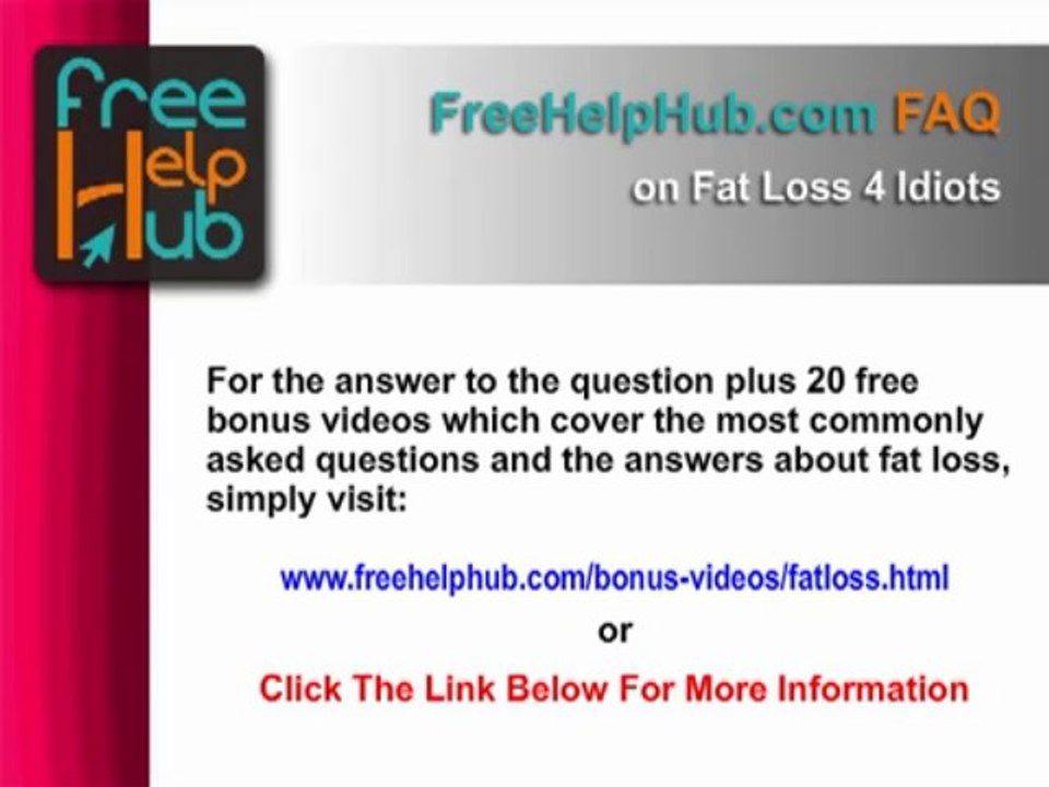 Is Fat Loss 4 Idiots suitable for vegetarians?