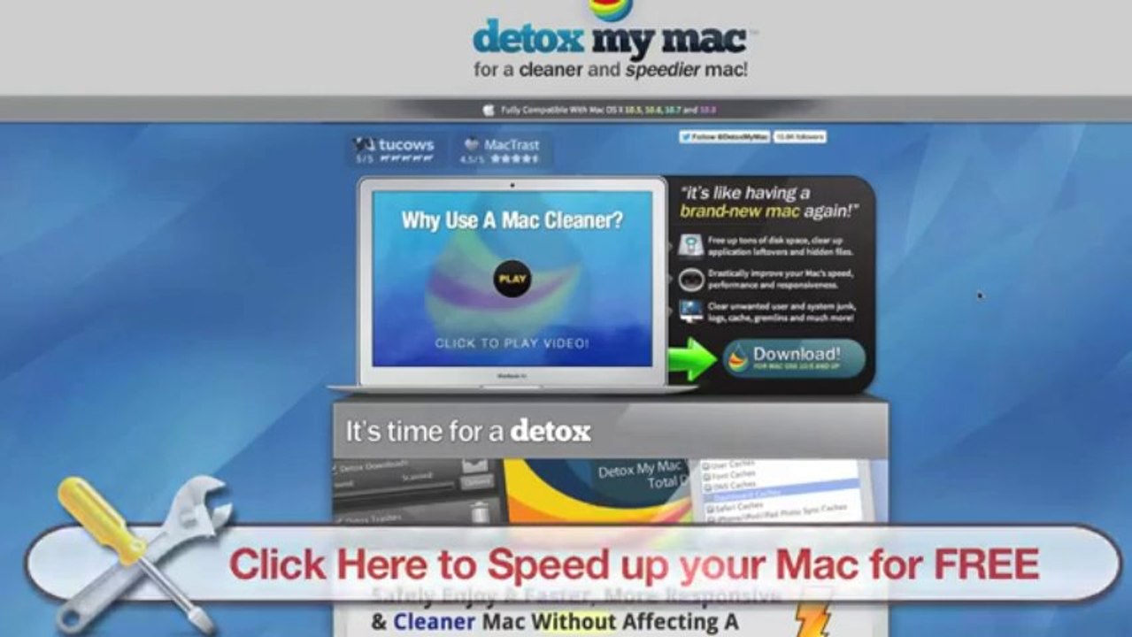 Mac Disk Cleanup - Detox My Mac will Help You with Mac Disk Cleanup
