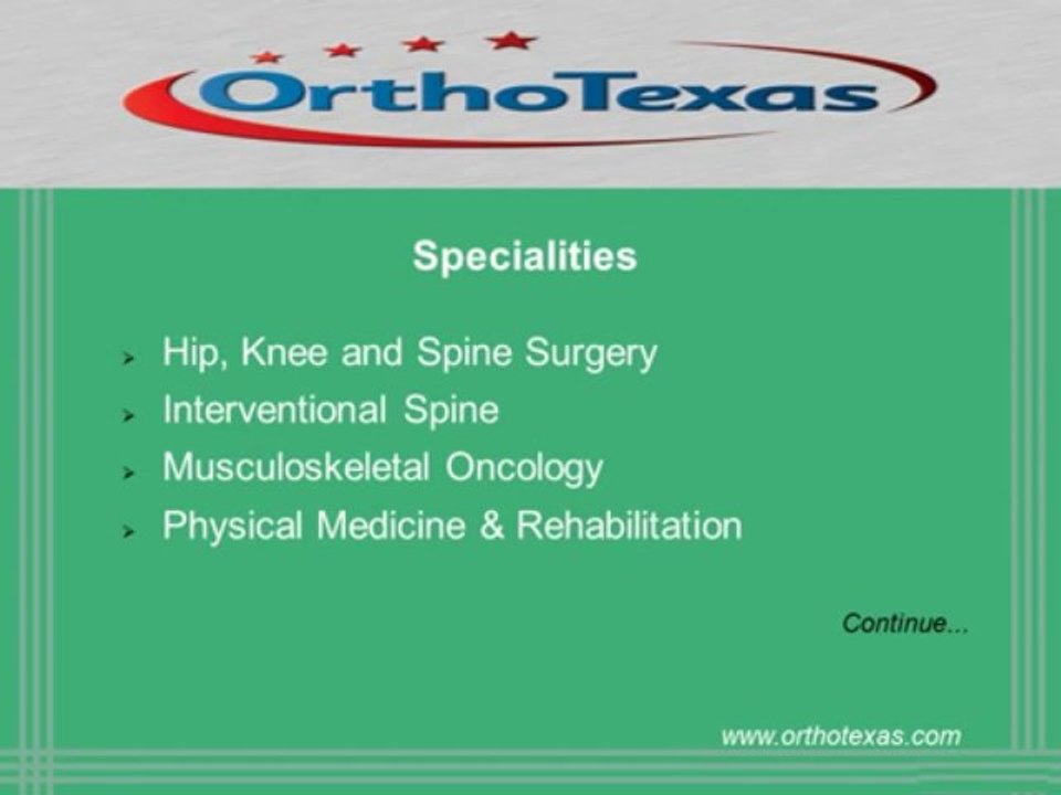 Flower Mound TX Orthopedic