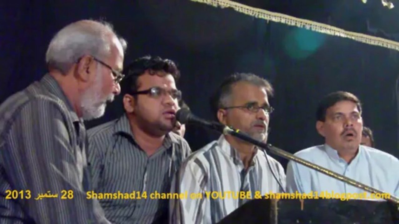Ustad Sibte Jaffer ke Sathi 280913-1 Souz O Salam - Markazi Imambargah Islamabad