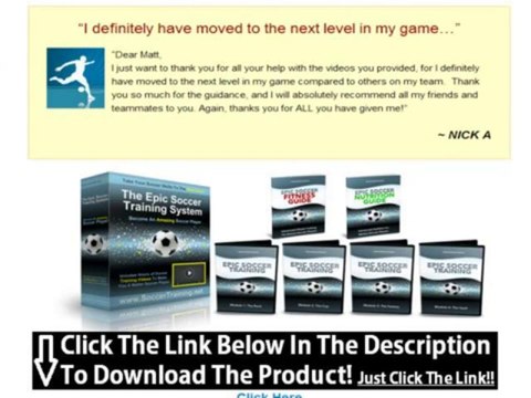 Epic Soccer Training Program Reviews + Epic Soccer Training Program Free