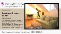 1 Bedroom Apartment for rent - Place Monge, Paris - Ref. 6911