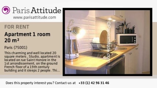 Studio Apartment for rent - Châtelet, Paris - Ref. 5965