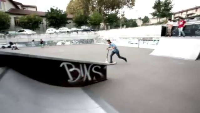 Séance Freeride Skate park Saint Cham couleur