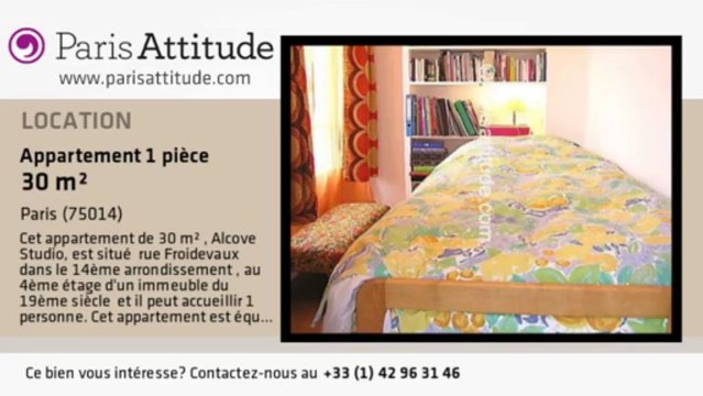 Appartement Alcove Studio à louer - Montparnasse, Paris - Ref. 6497