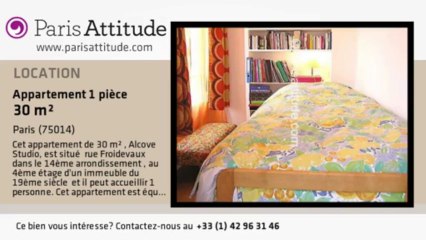 Appartement Alcove Studio à louer - Montparnasse, Paris - Ref. 6497