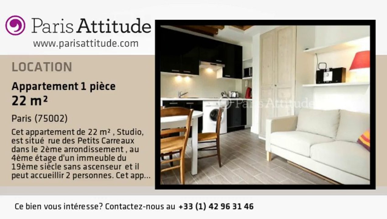 Appartement Studio à louer - Montorgueil, Paris - Ref. 8285