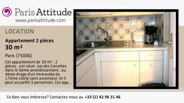 Appartement 1 Chambre à louer - St Germain, Paris - Ref. 8000