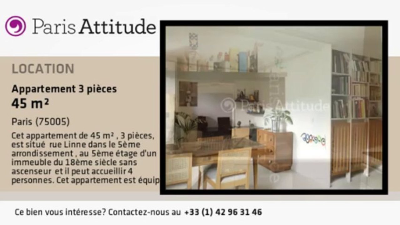 Appartement 2 Chambres à louer - Place Monge, Paris - Ref. 8785
