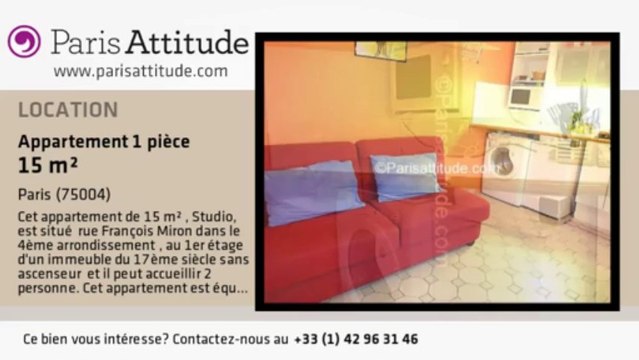 Appartement Studio à louer - St Paul, Paris - Ref. 2409