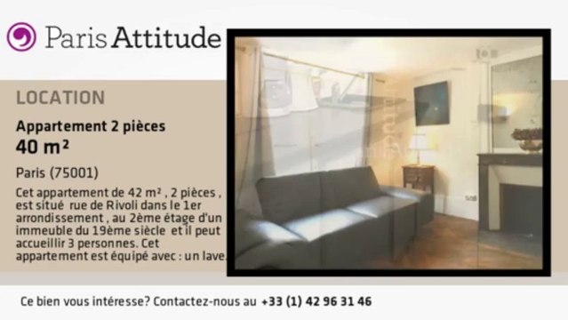 Appartement 1 Chambre à louer - Louvre, Paris - Ref. 8412