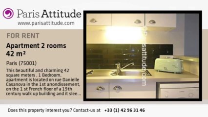 1 Bedroom Apartment for rent - Place Vendôme, Paris - Ref. 6033