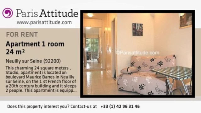 Studio Apartment for rent - Neuilly sur Seine, Neuilly sur Seine - Ref. 5867