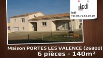 Vente - maison - PORTES LES VALENCE (26800)  - 140m²