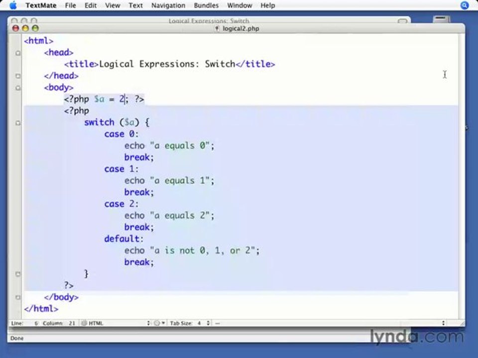 PHP Training - Switch - Part 21 - ViDHIPPo.Com
