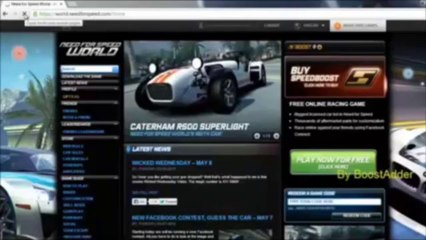 Need For Speed World Boost Hack - [September 2013 NewUpdate-Free Download]