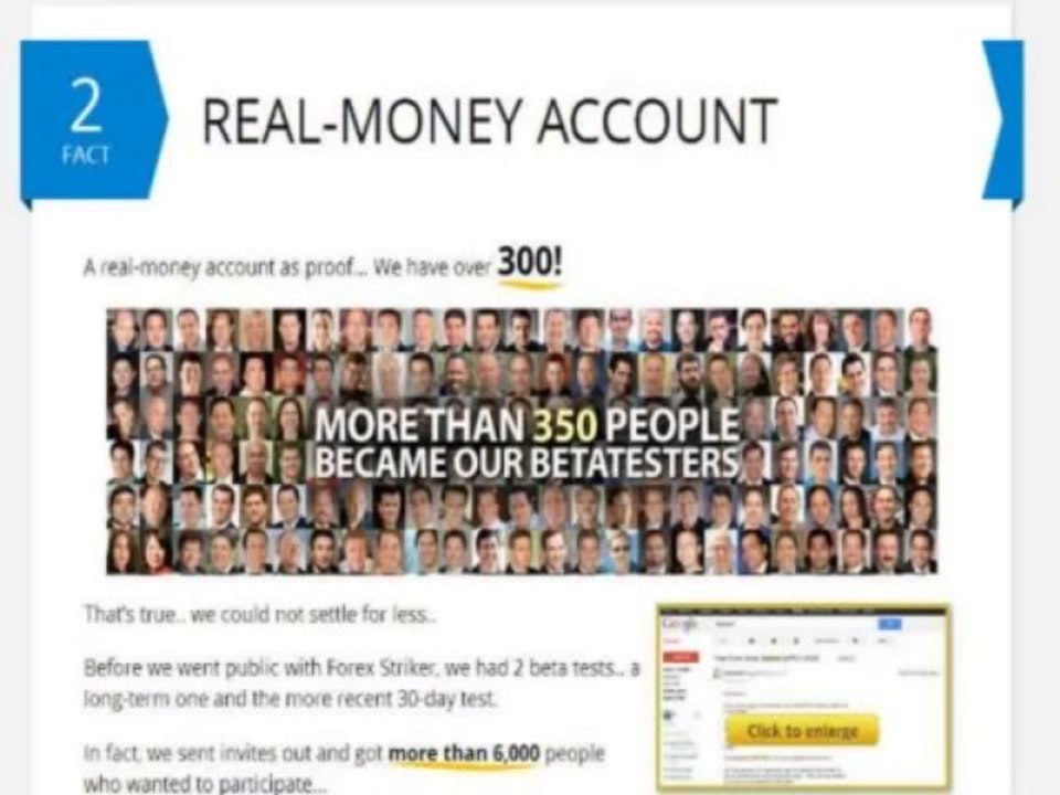 Forex Striker Review
