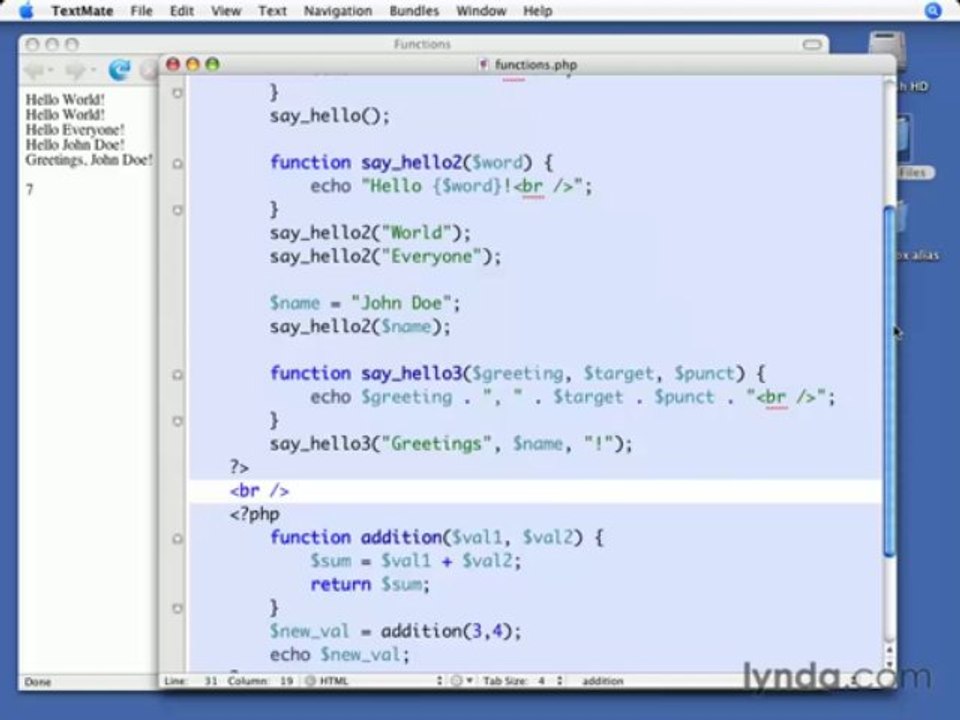 PHP Training - Return Values - Part 30 - ViDHIPPo.Com
