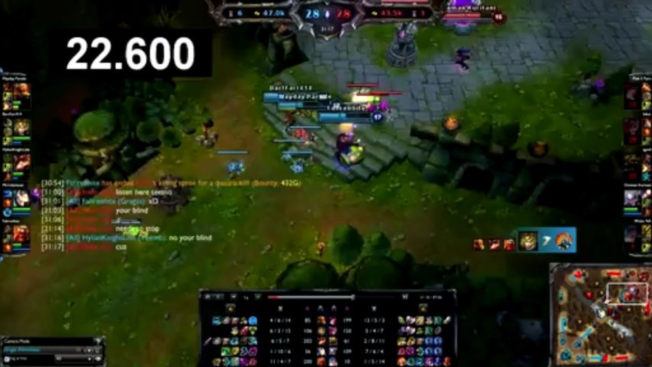 Ultra delayed Penta - League of Legends