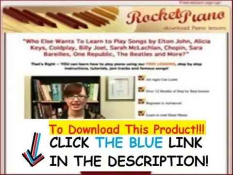 Rocket Piano Video + Rocket Man Piano Notes