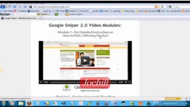 Google Sniper 2.0 review A Real User Review Inside-The Members Area Google sniper 2.0