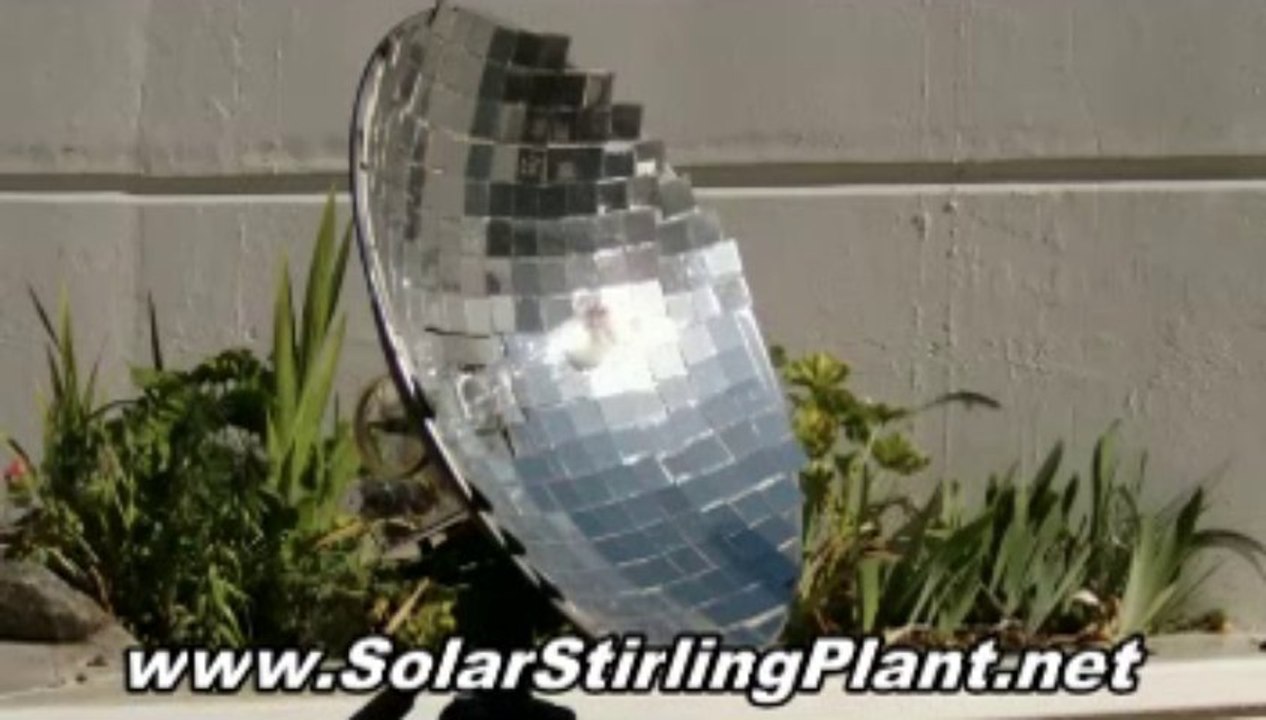 7 AMAZING Energy Saving Deals - Solar Stirling Plant