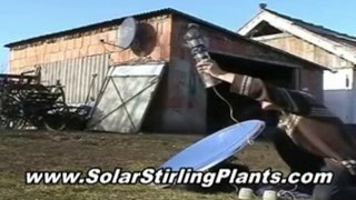 Solar Stirling Plant, AMAZING Free Energy Discovered