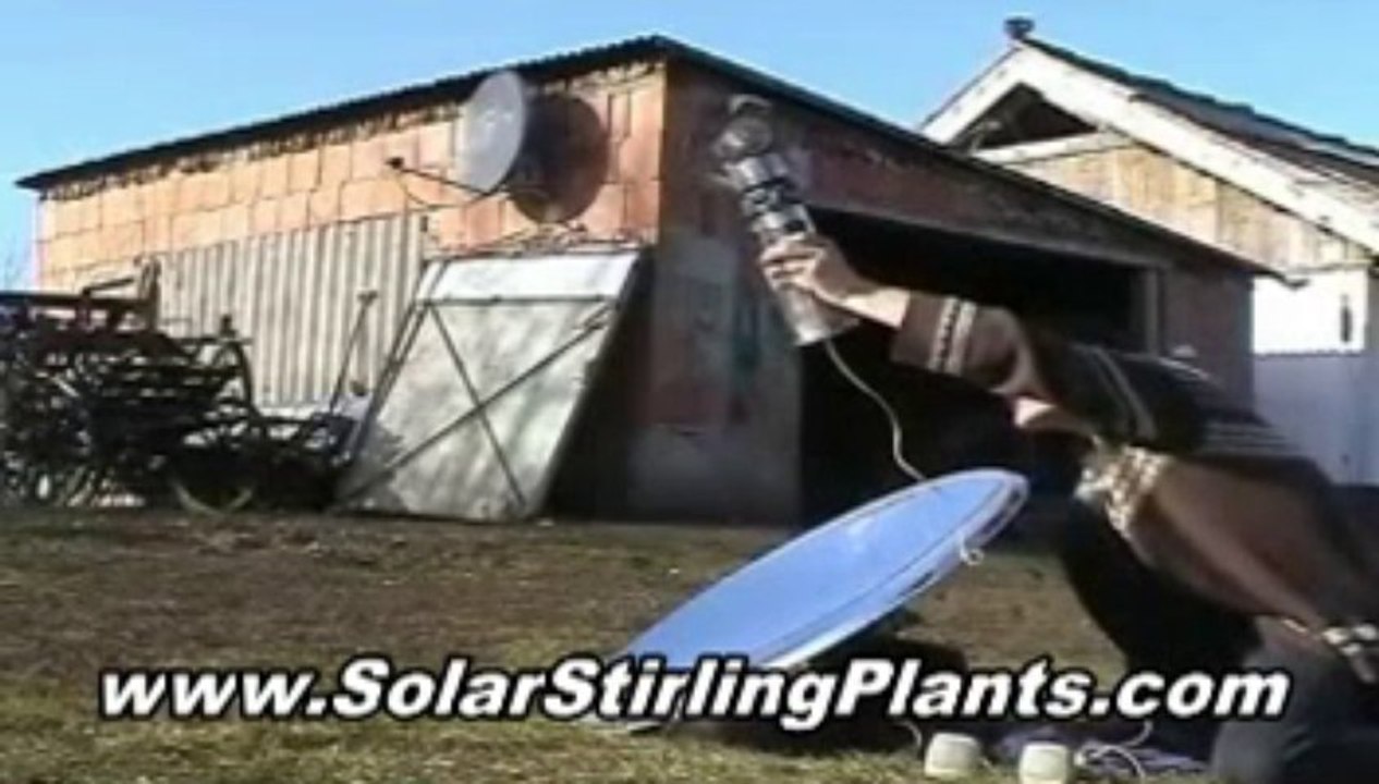 Solar Stirling Plant, AMAZING Free Energy Discovered