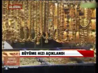 BÜYÜME HIZI AÇIKLANDI