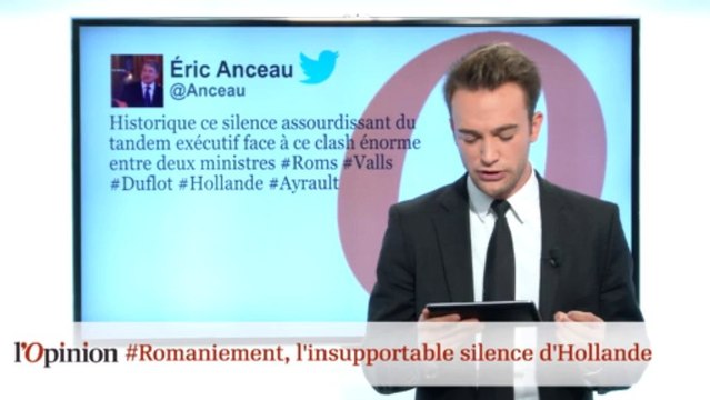 #Tweetclash : #Romaniement, l'insupportable silence d'Hollande