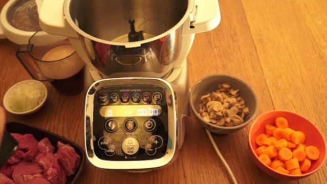 Recette de blanquette de veau avec le Cuisine Companion Moulinex