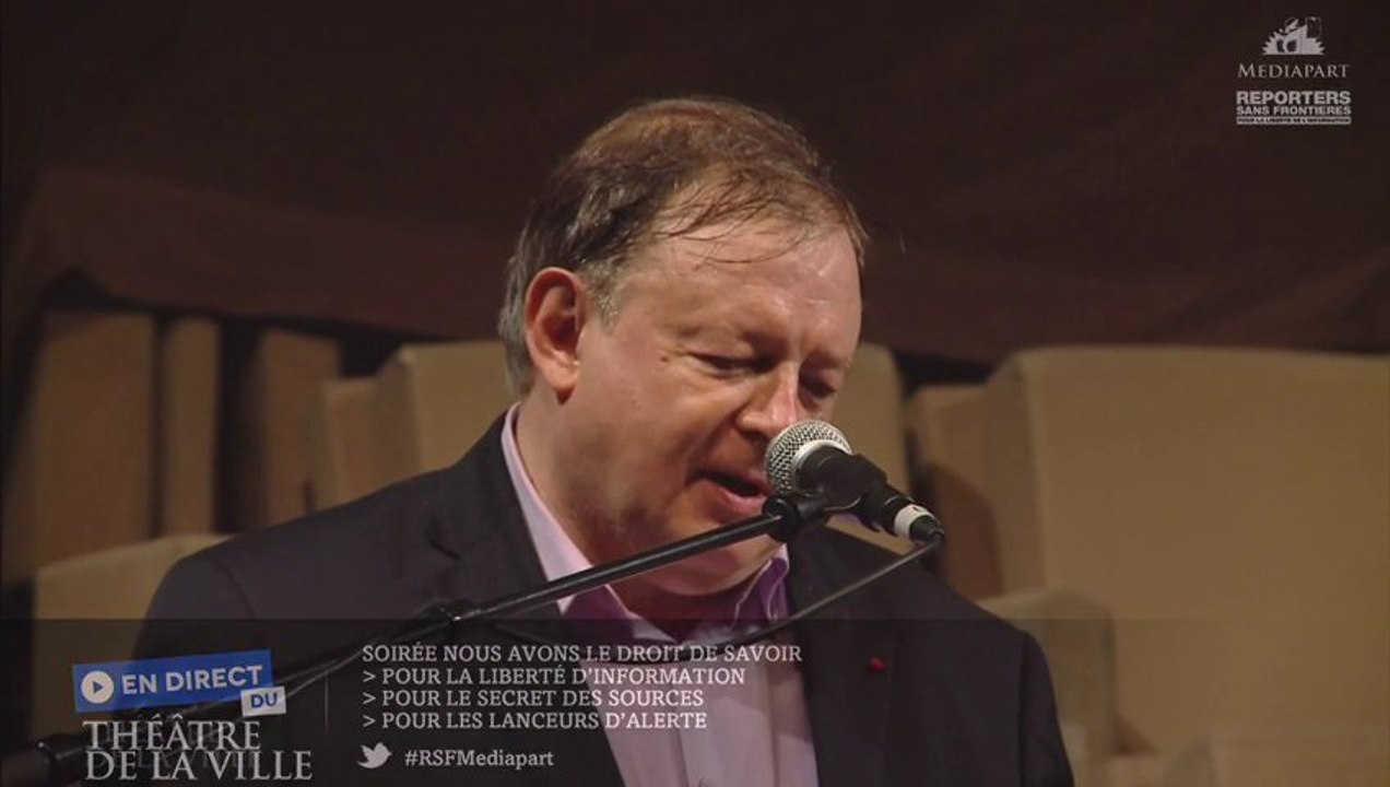 Jean-Pierre Mignard pour la liberté de l'information