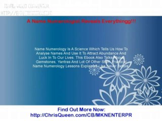 A Name Numerologist Reveals Everythingg!!!