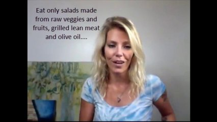 Best cellulite treatment tip 6. Eat only salads with meat